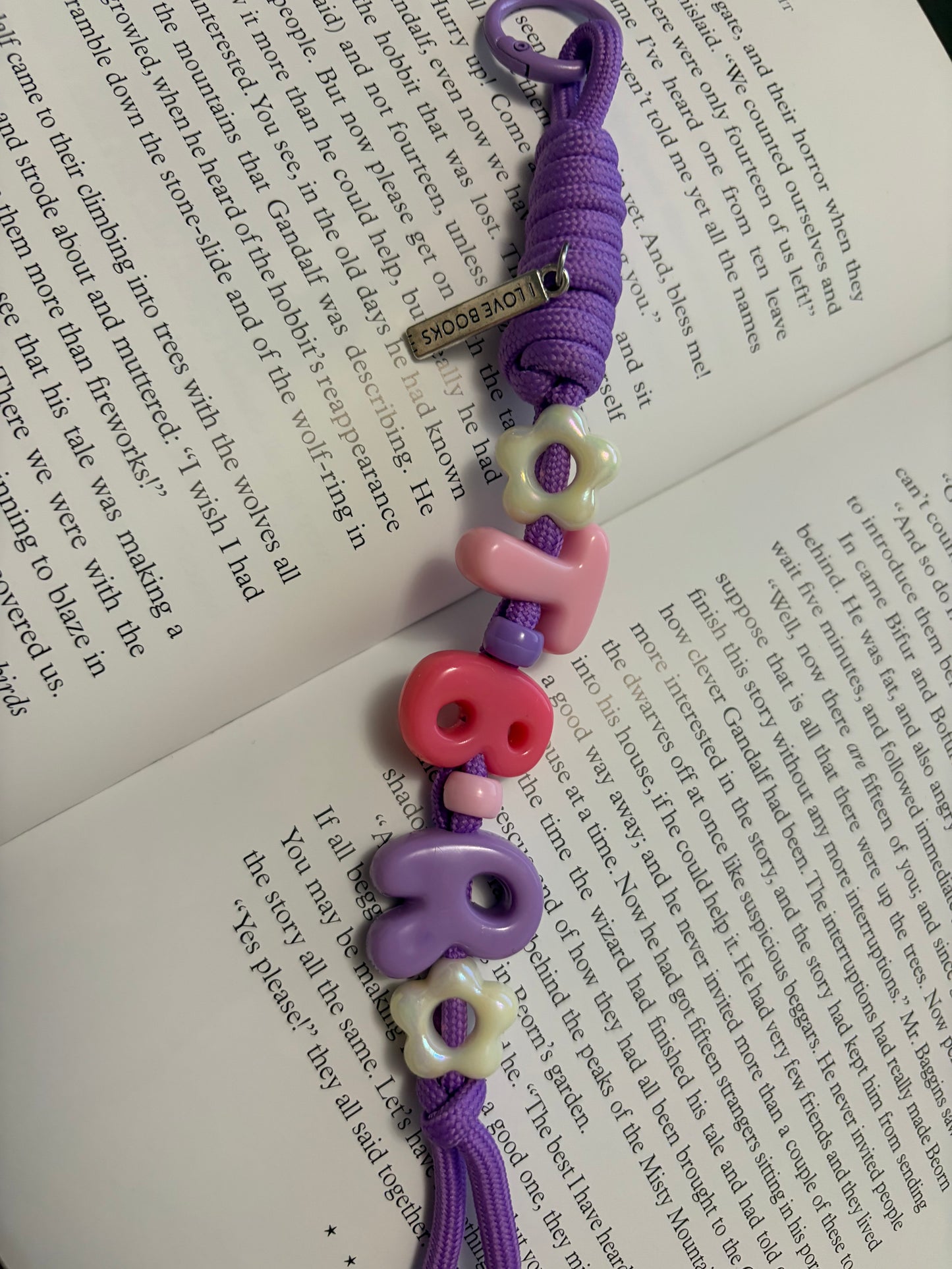 Large TBR Bag Charm