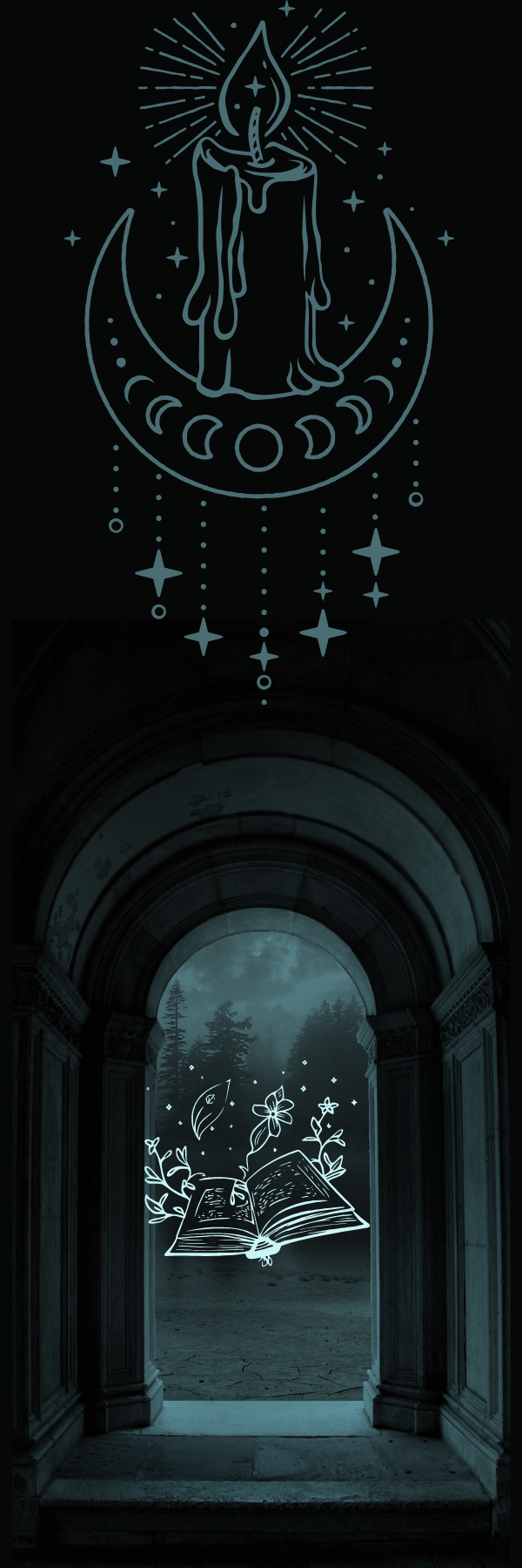 "Moonlit Magic" Bookmark