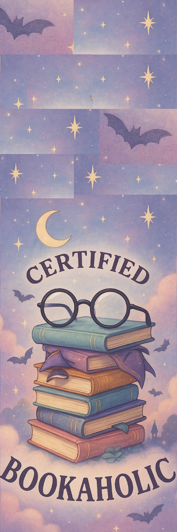 "Certified Bookaholic" Bookmark