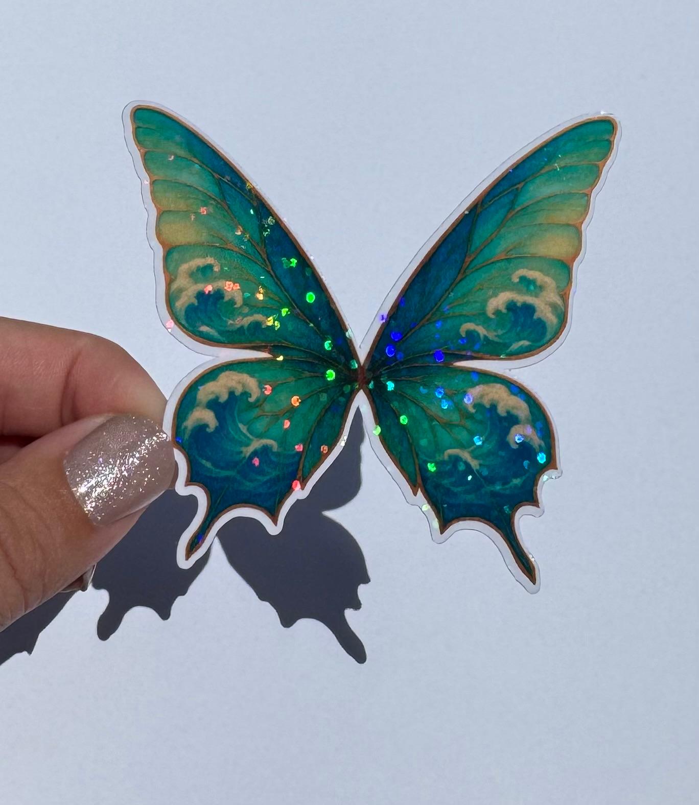 Summer Butterfly Wing Sticker