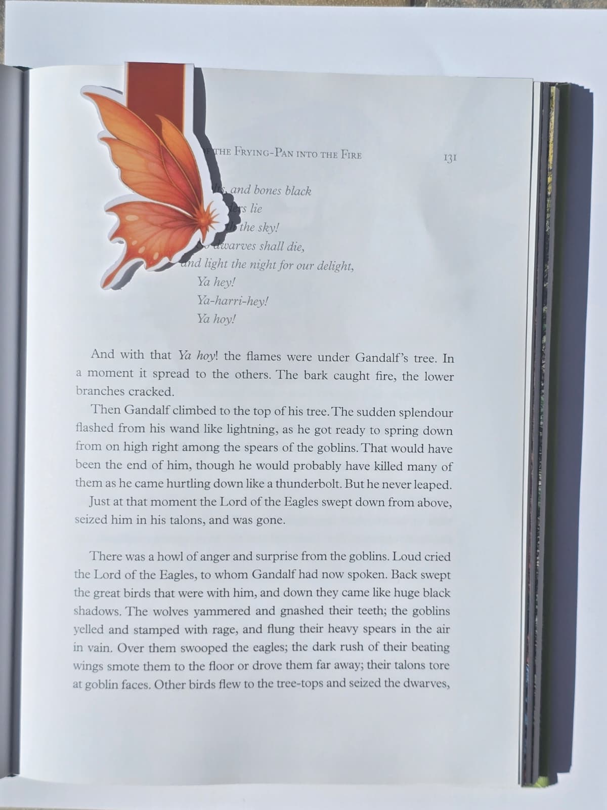 Dawn Butterfly Wing Magnetic Bookmark