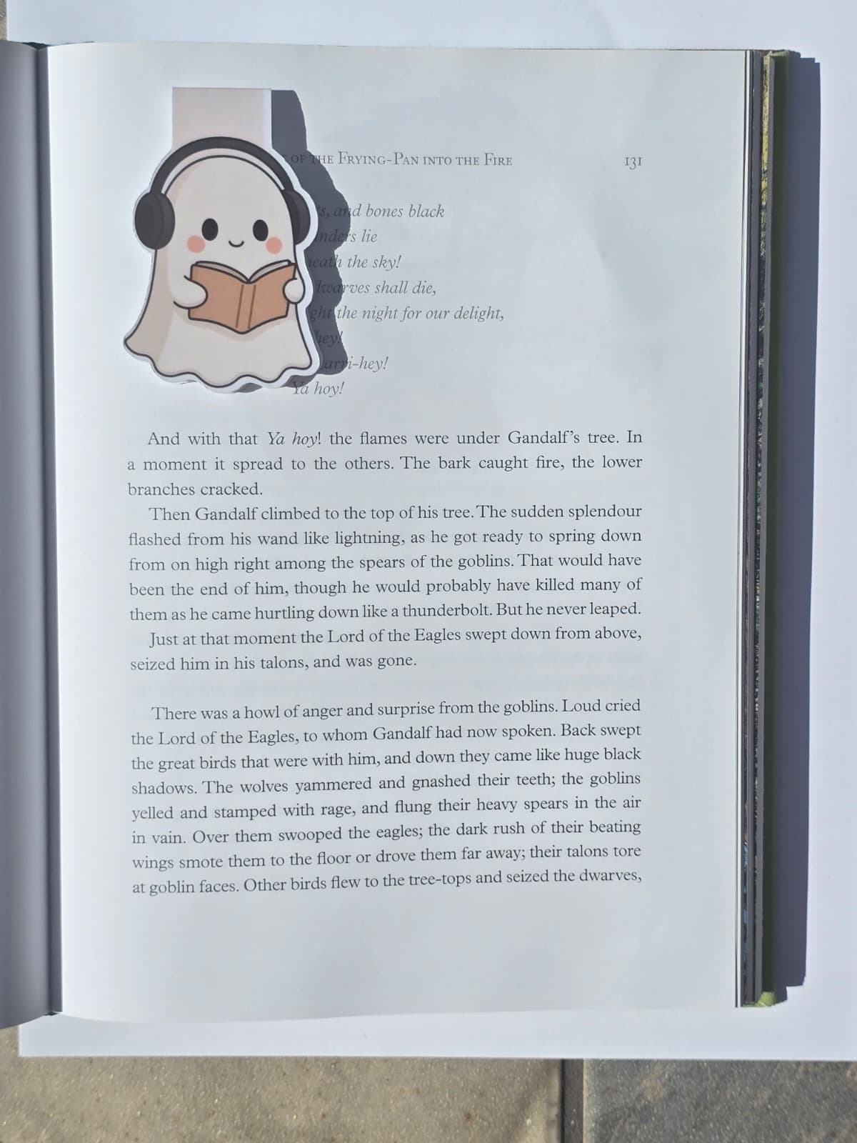 Ghost Magnetic Bookmark