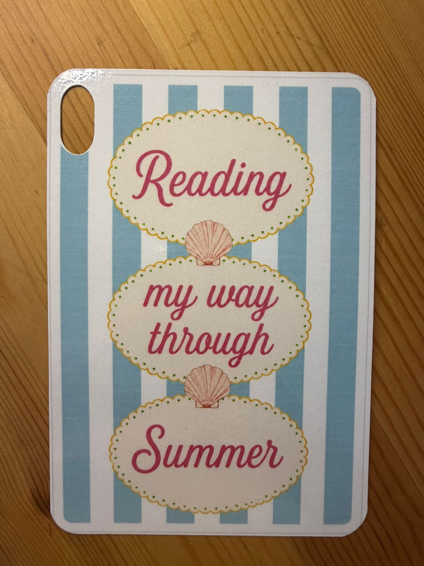 Reading my way Through Summer Ipad and Kindle Insert