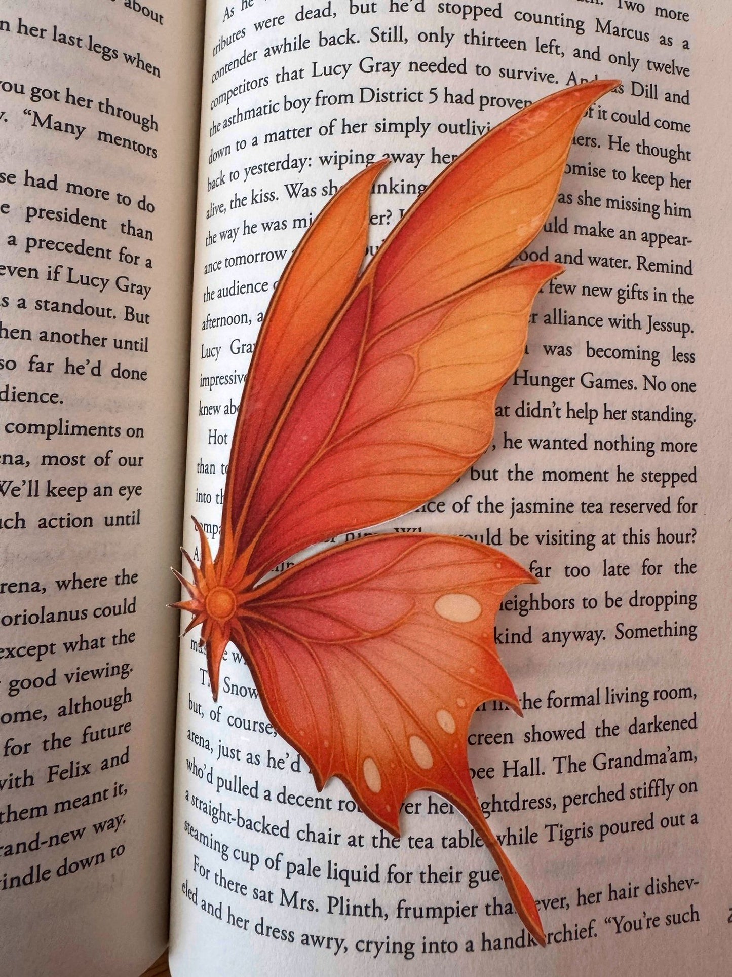 Dawn Butterfly Wing Bookmark – Fantasy Bookish Inspired