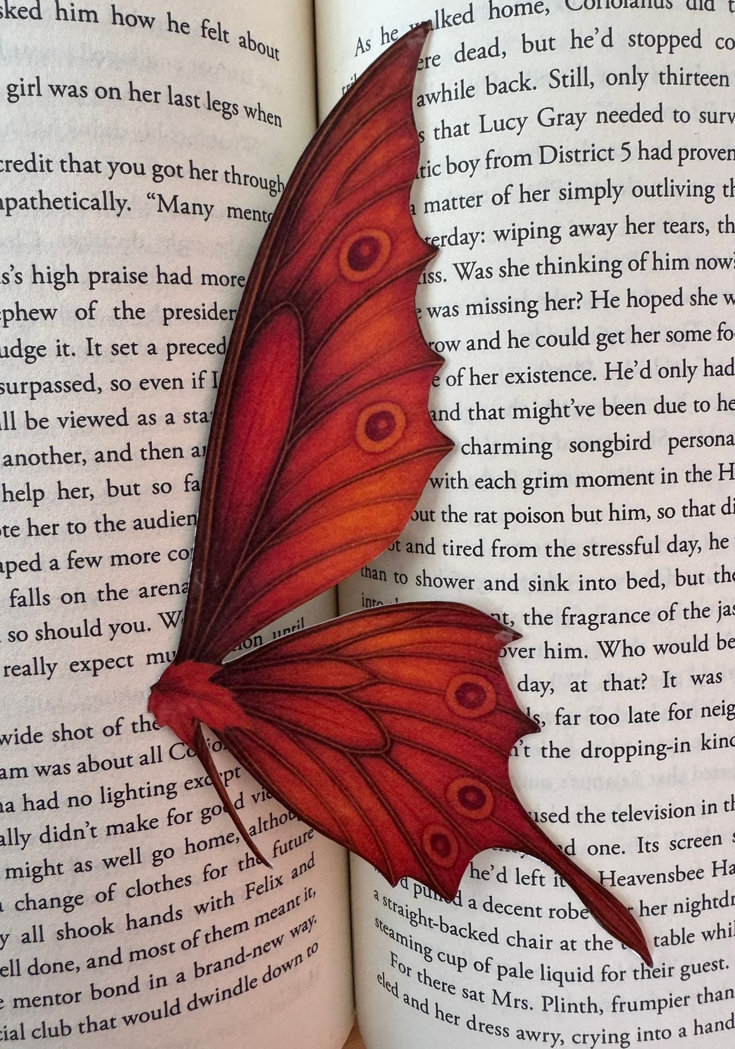 Autumn Butterfly Wing Bookmark – Fantasy Bookish Inspired