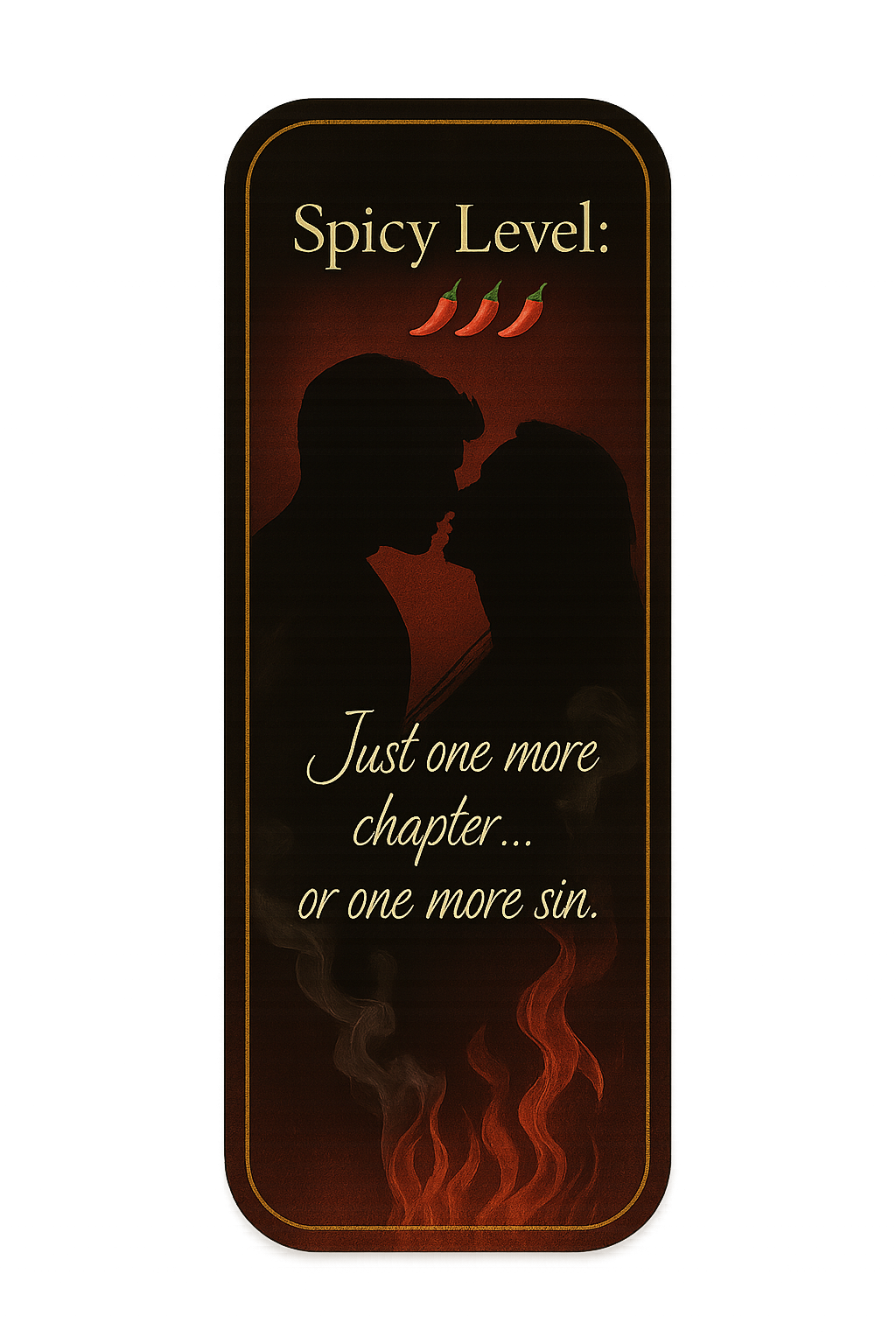"Spicy Level 🌶️🌶️🌶️" Bookmark