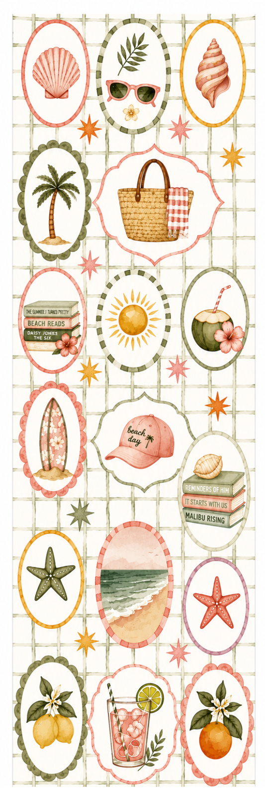 Summer Picnic Bookmark