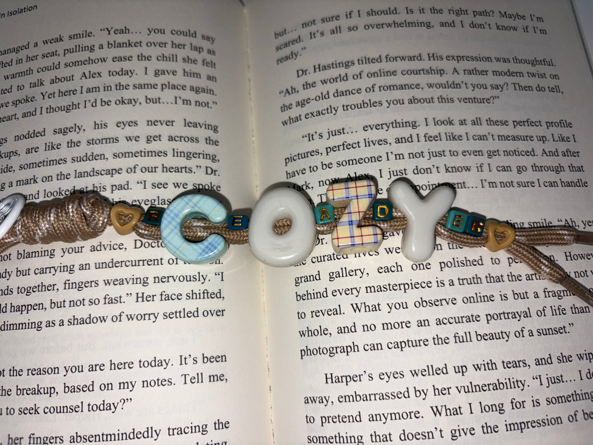 Large Cozy Reader Bag Charm