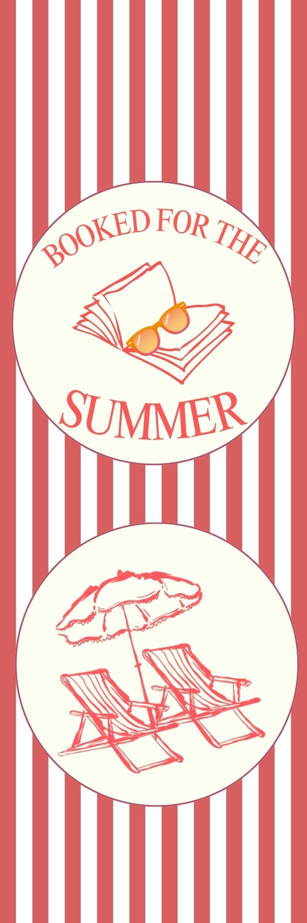 Booked for the Summer Bookmark