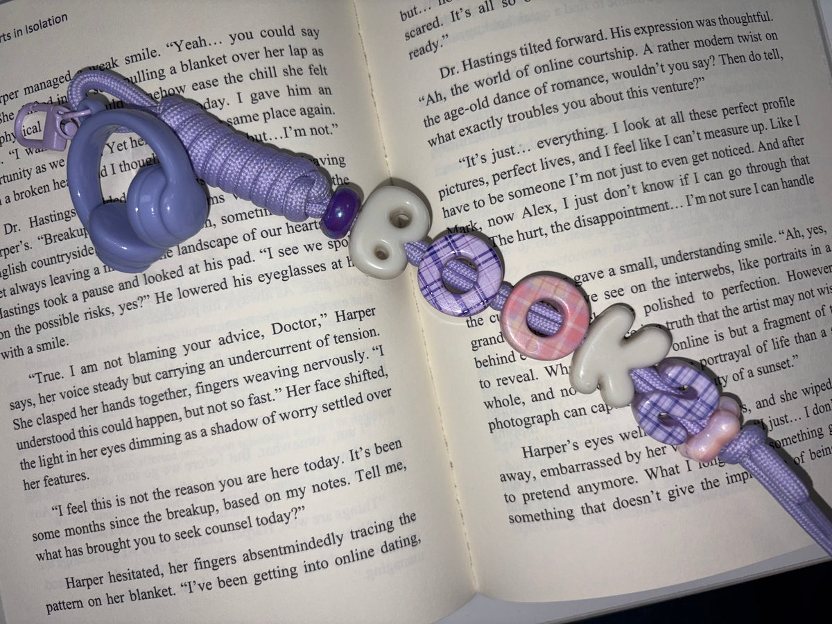 Large BOOKS Bag Charm