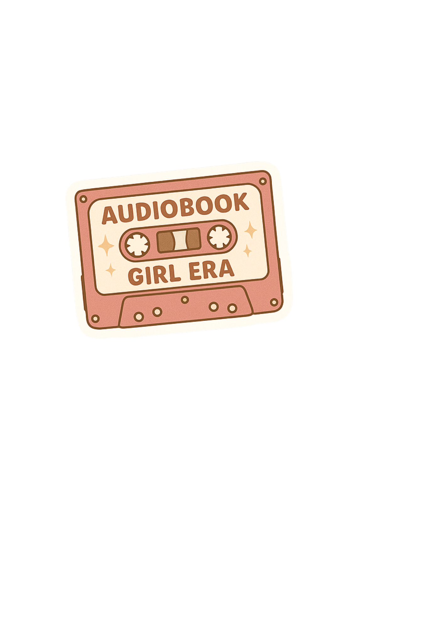 Audiobook Girl Era Sticker
