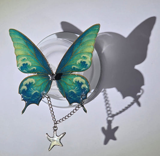 Summer Butterfly Wing Grip – Magnetic Kindle & E-Reader Holder