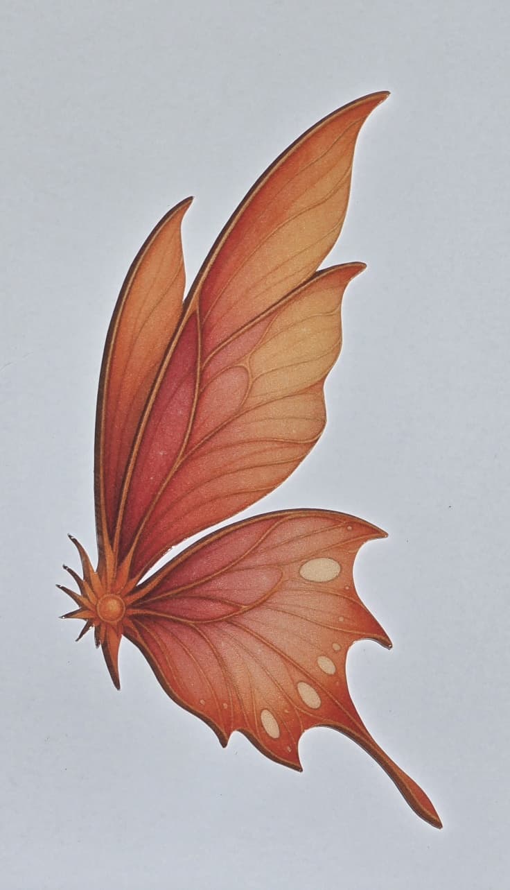 Dawn Butterfly Wing Bookmark – Fantasy Bookish Inspired