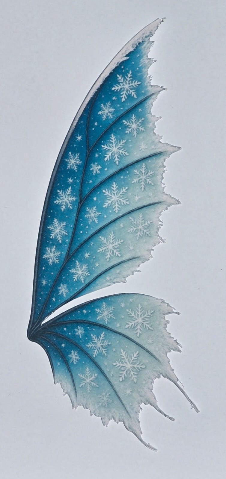 Winter Butterfly Wing Bookmark – Fantasy Bookish Inspired