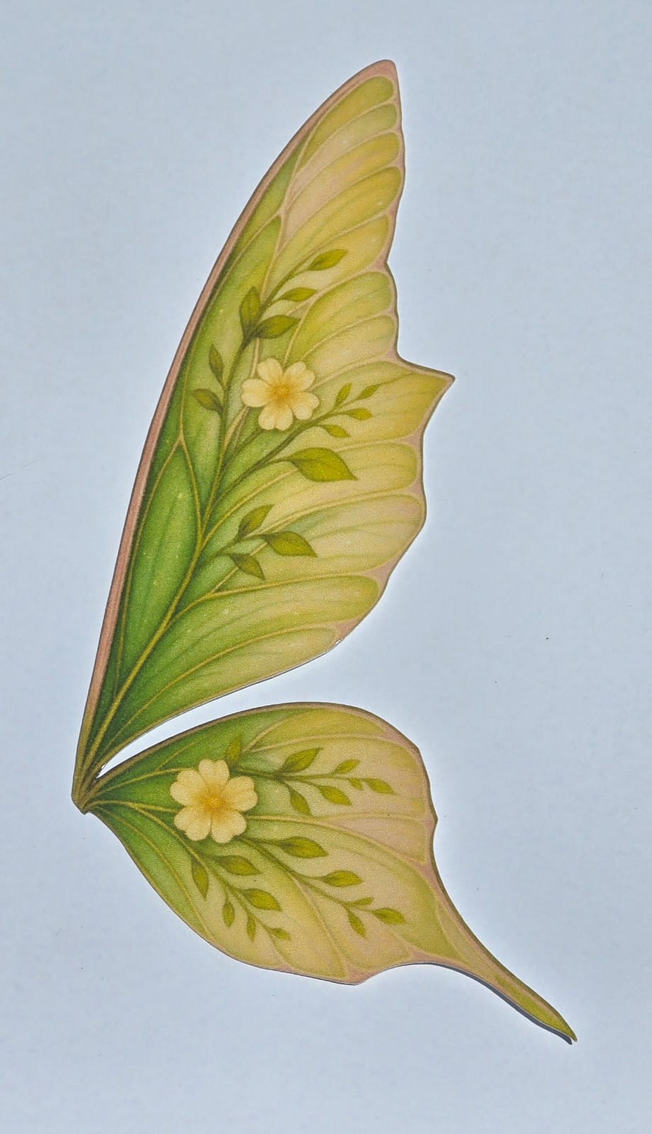 Spring Butterfly Wing Bookmark – Floral Fantasy Inspired