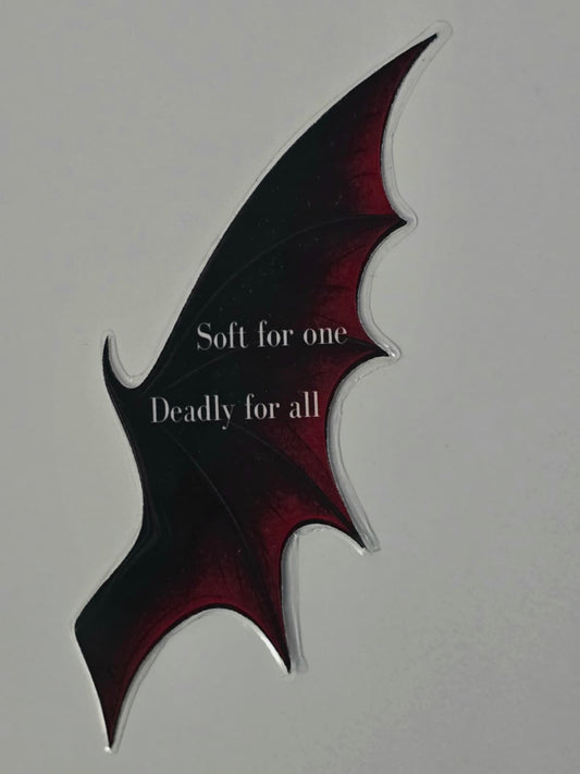 Bat Wing Bookmark – Deadly Elegance