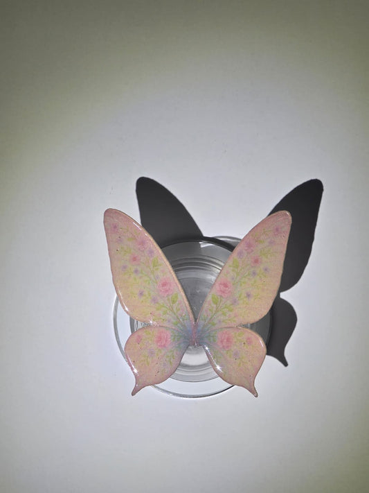 Floral Butterfly Wing-Magnetic Grip  Kindle & E-Reader Holder