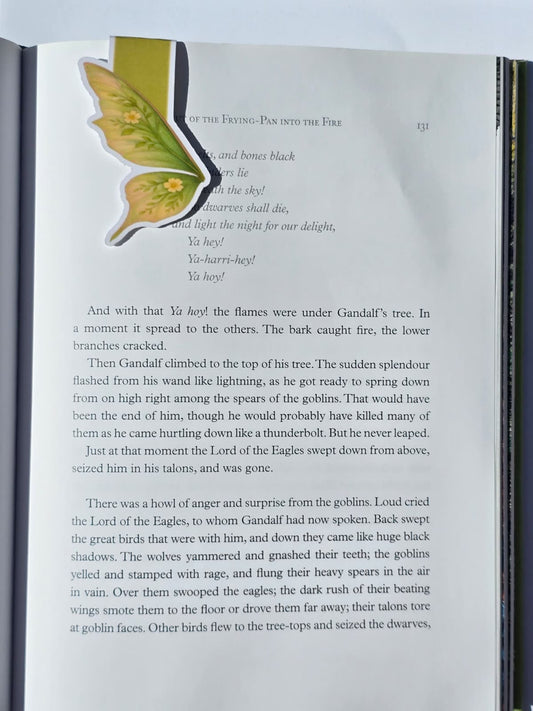 Spring Butterfly Wing Magnetic Bookmark