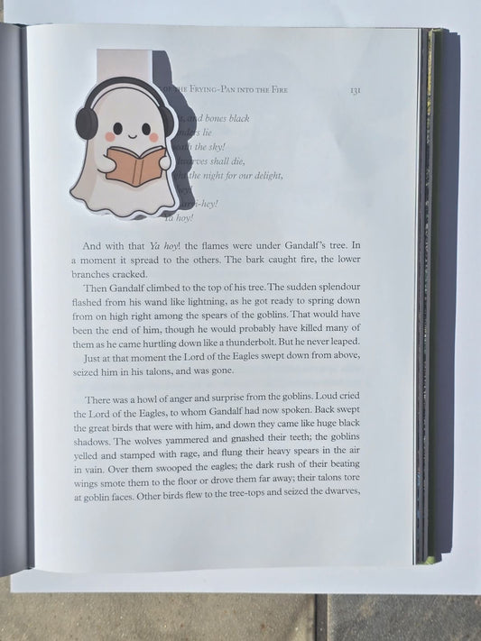 Ghost Magnetic Bookmark
