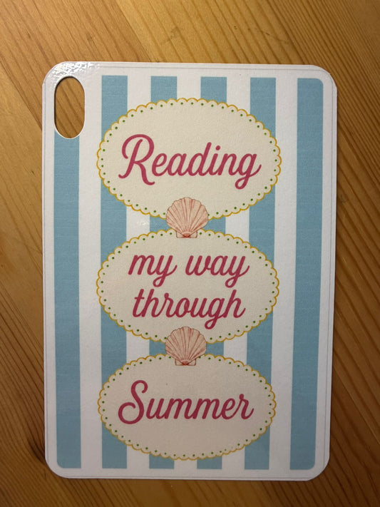 Reading my way Through Summer Ipad and Kindle Insert