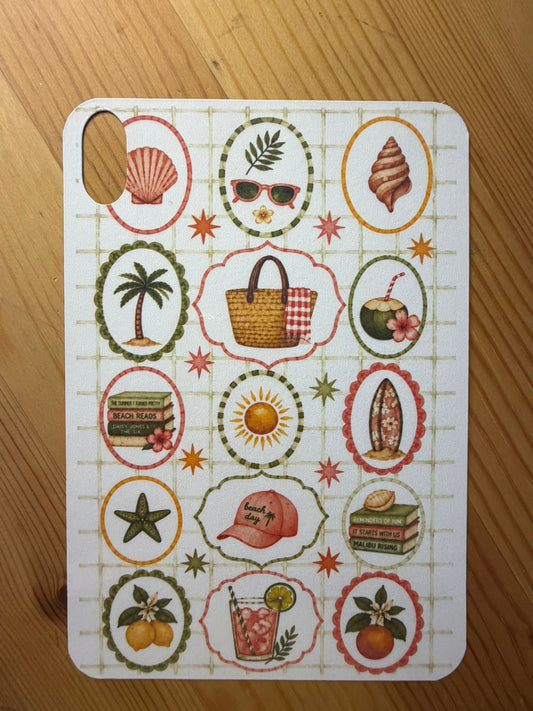Summer Picnic Ipad and kindle Insert