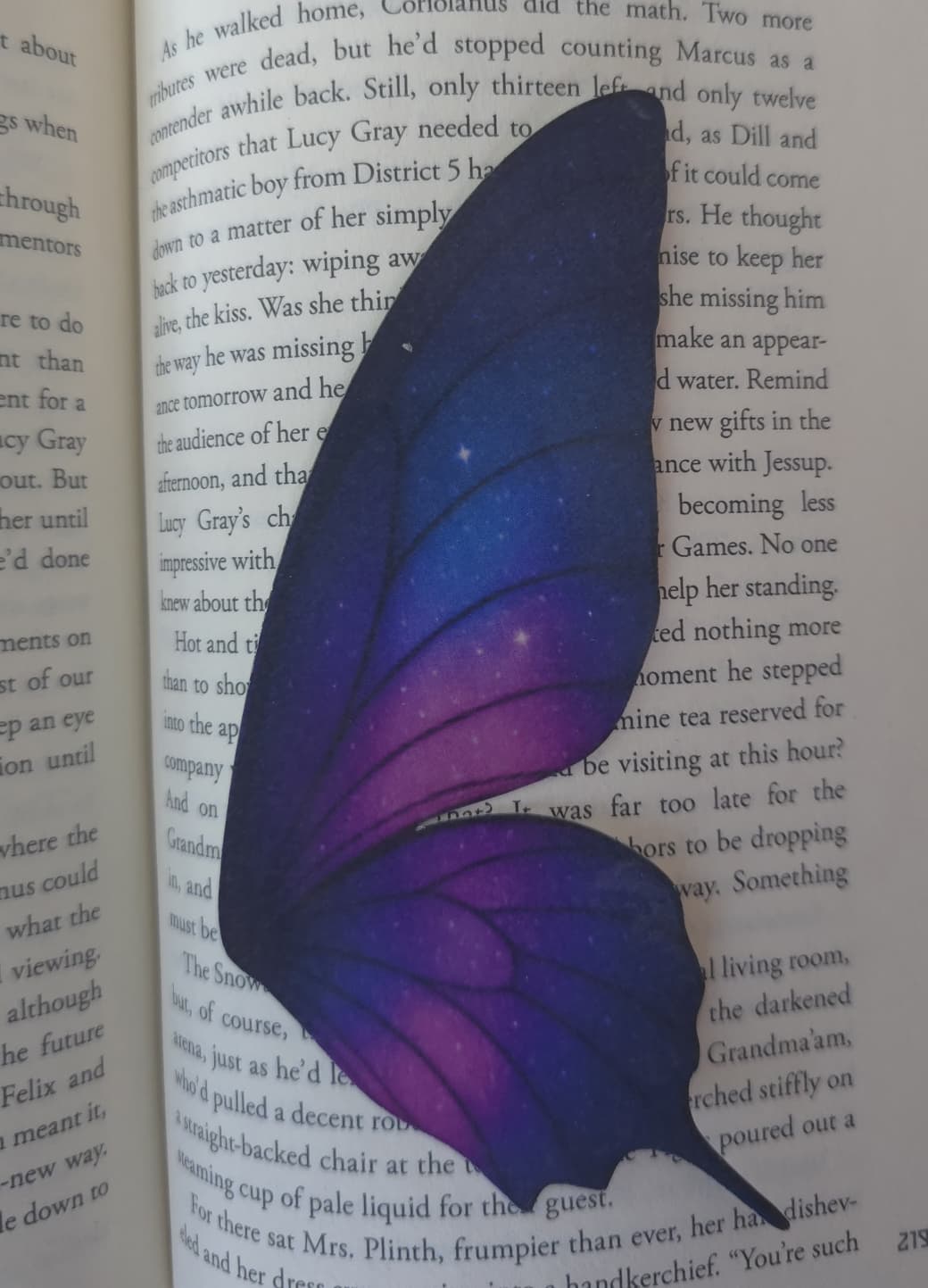 Night Butterfly Wing Bookmark –  Fantasy Bookish Inspired