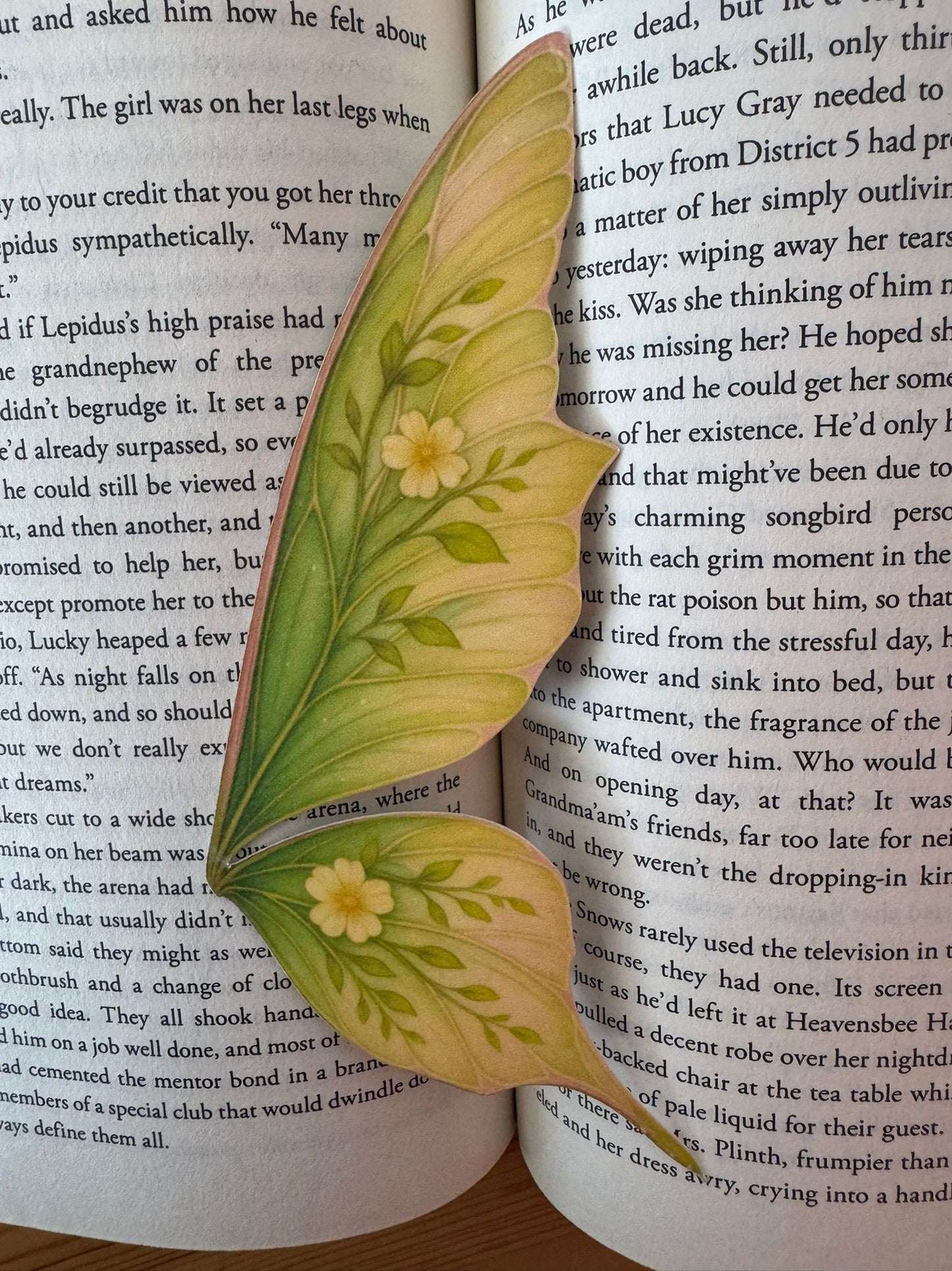 Spring Butterfly Wing Bookmark – Floral Fantasy Inspired
