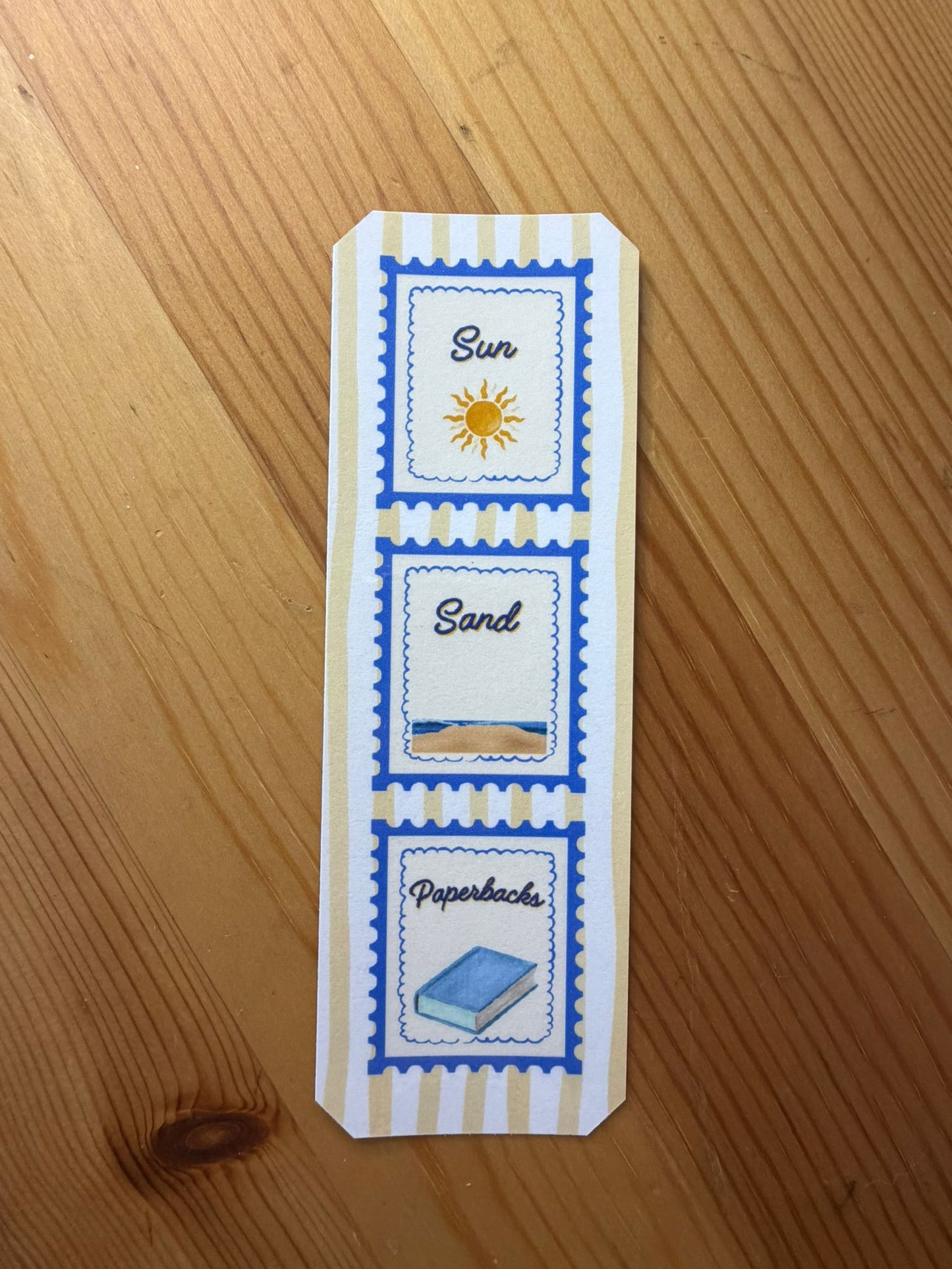 Sun, Sand, Paperback Bookmark