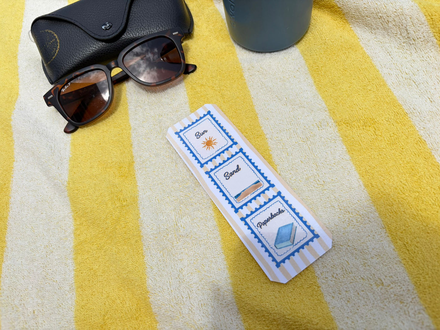 Sun, Sand, Paperback Bookmark