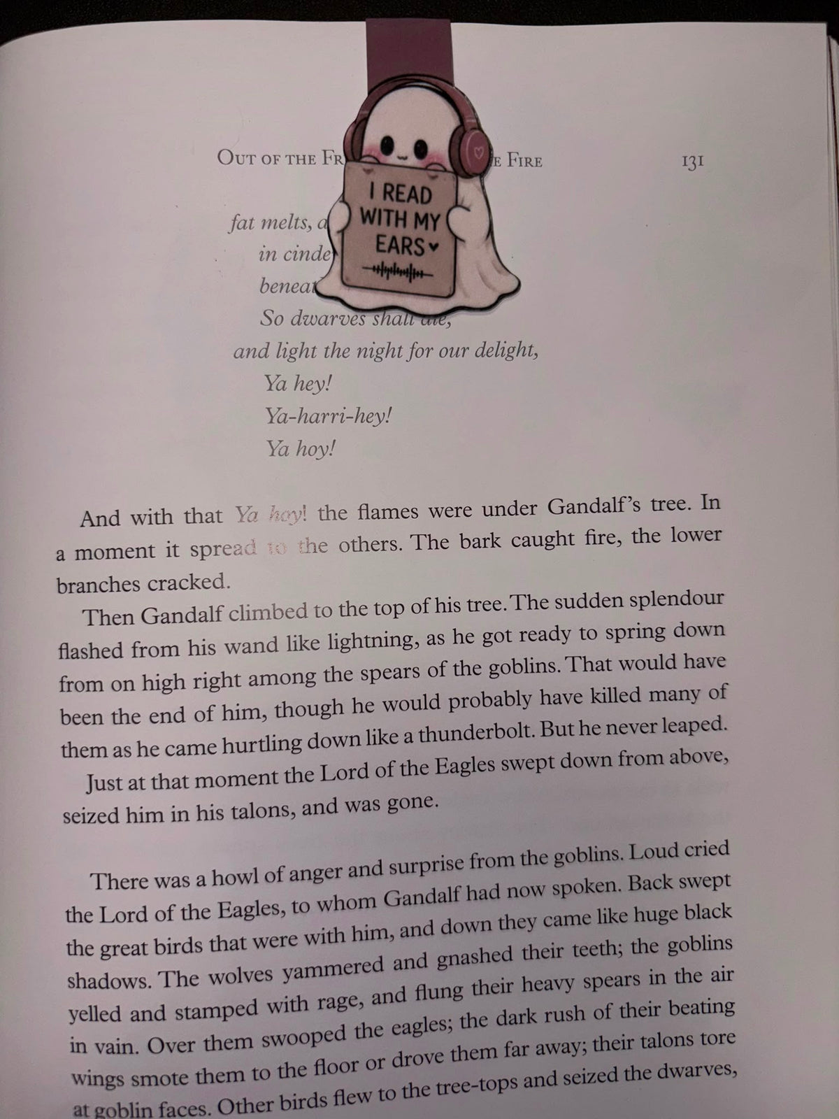 I Read With My Ears Magnetic Bookmark