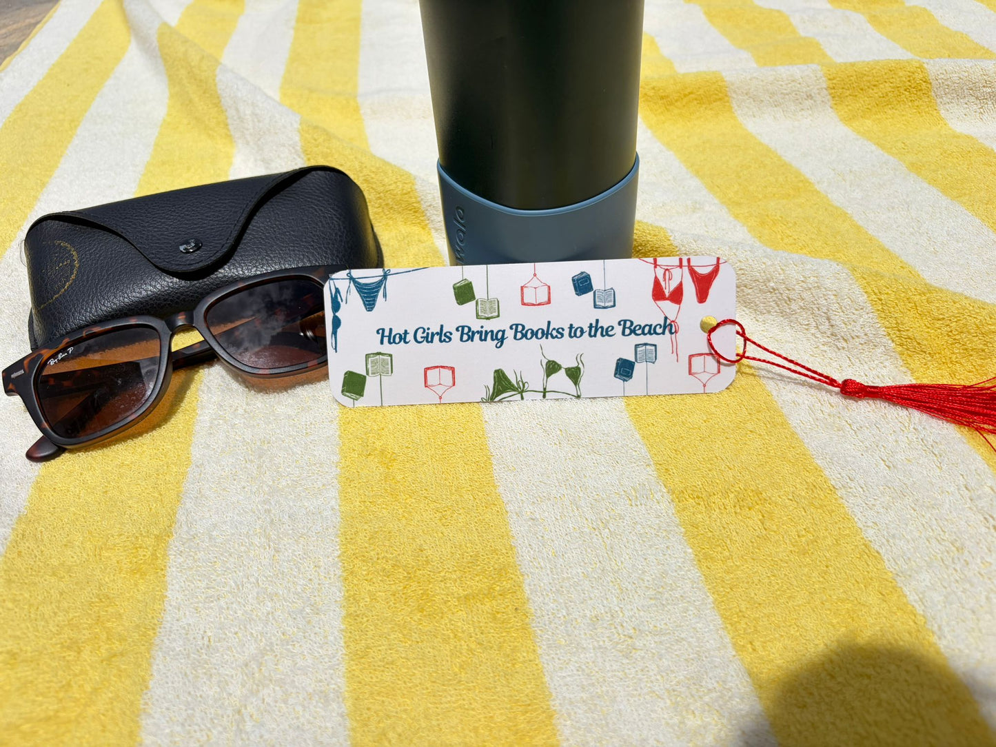 Hot Girls Bring Books to the Beach Bookmark
